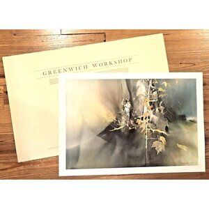 32"x22" Limited Edition Signed Numbered PRINT Last Leaves by CAROLYN BLISH 1980